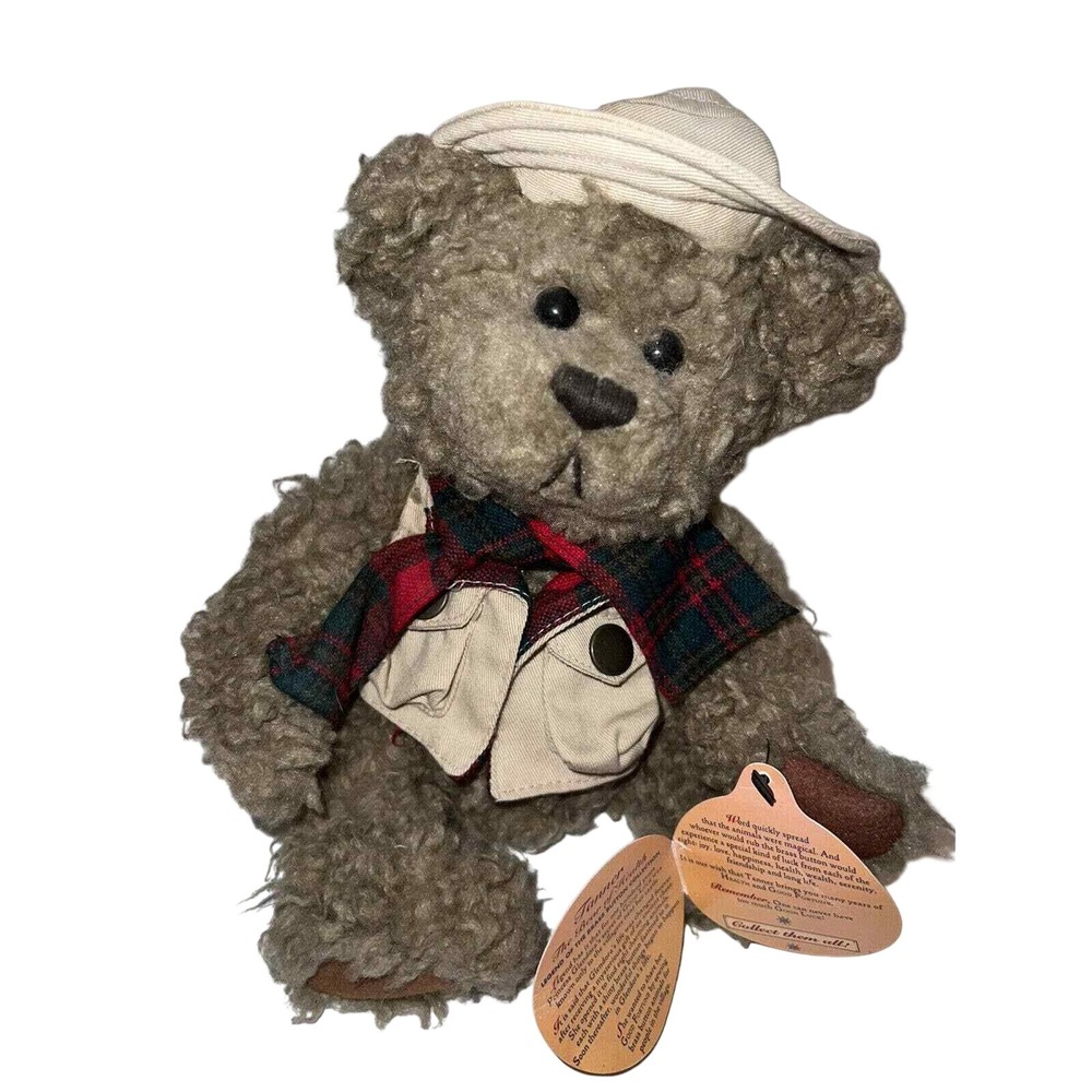 Pickford Bears Ltd Tanner The Bear of Health 1997 Brass Button Plush 9982354